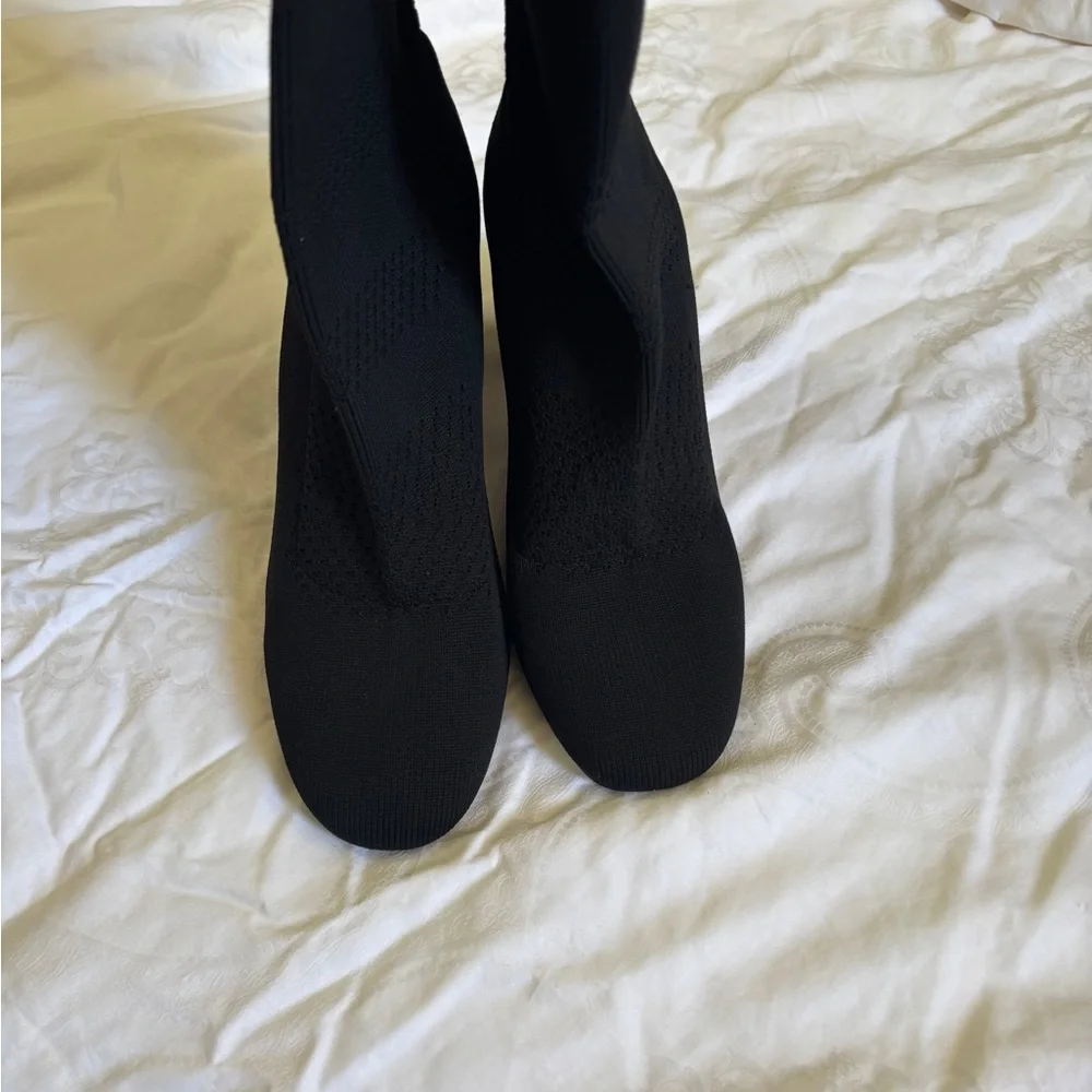 Zara Black Over-the-Knee Boots